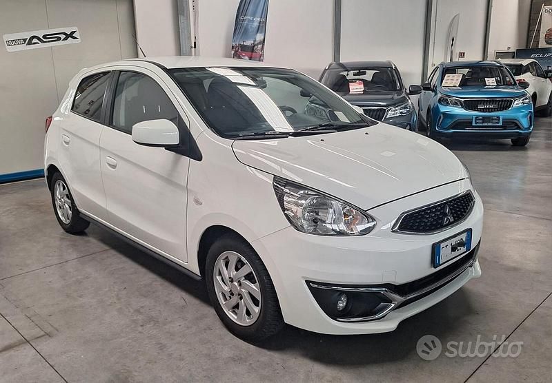Usata Mitsubishi Space Star Intense 71 CV (52 kW) 2019 Bianco Utilitaria