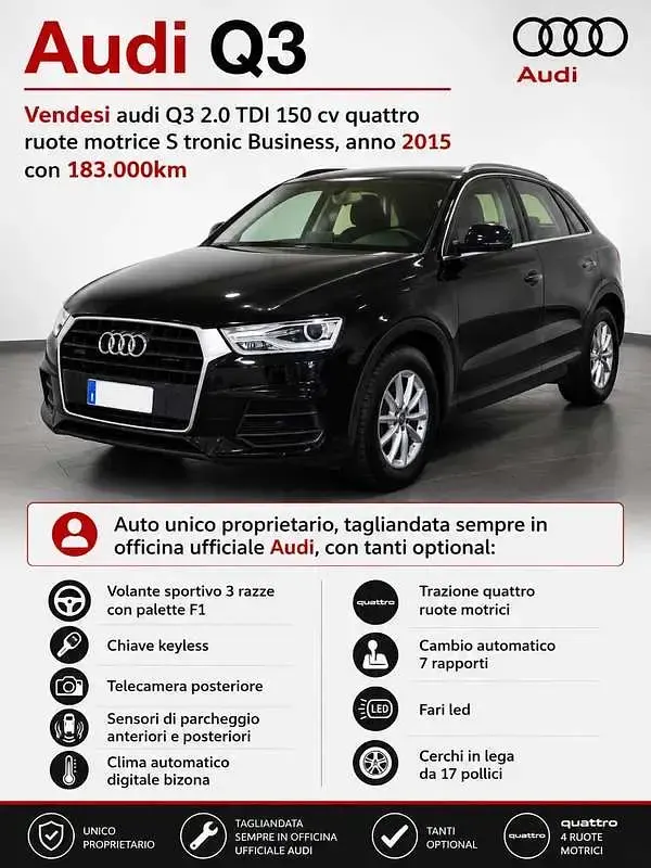 Usata Audi Q3 Business 150 CV (110 kW) 2015 SUV