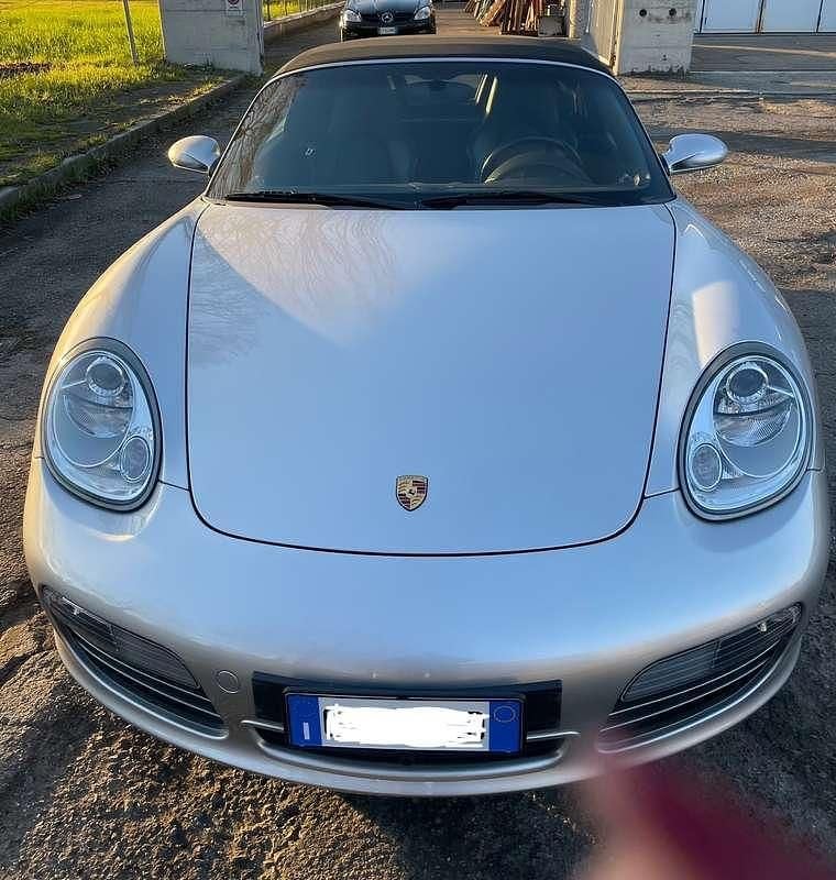Usata Porsche Boxster 280 CV (205 kW) 2005 Argento Cabrio