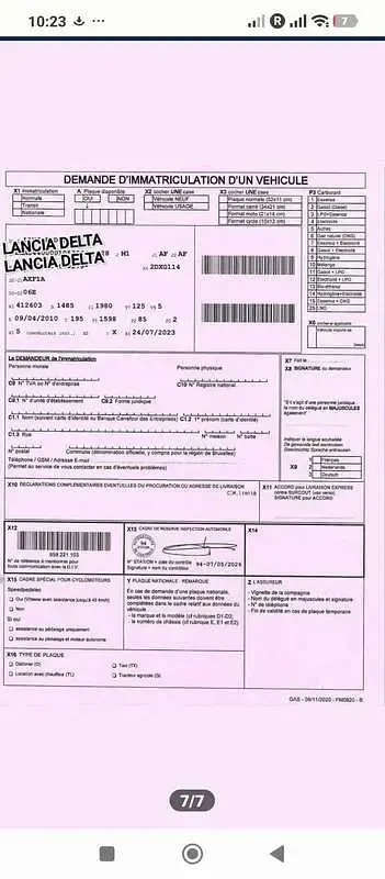 Usata Lancia Delta 120 CV (88 kW) 2010 Utilitaria