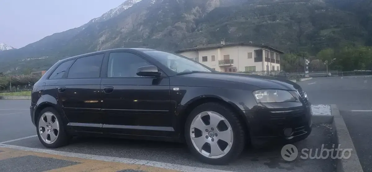 Usata Audi A3 140 CV (102 kW) 2008 Nero Utilitaria