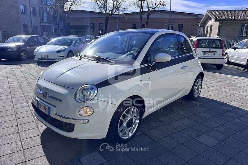 Usata Fiat 500 Lounge 99 CV (72 kW) 2009 Bianco Cabrio