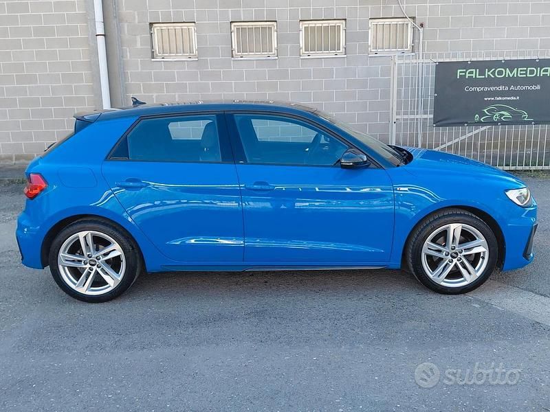 Usata Audi A1 Sportback S-Line 110 CV (80 kW) 2021 Turbo blue Utilitaria