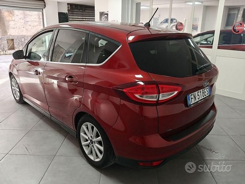 Usata Ford C-MAX Titanium 120 CV (88 kW) 2018 Rosso Monovolume
