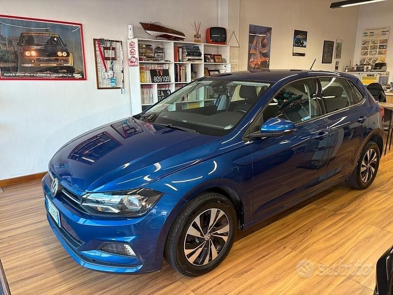 Usata VW Polo 80 CV (58 kW) 2018 Blu Utilitaria