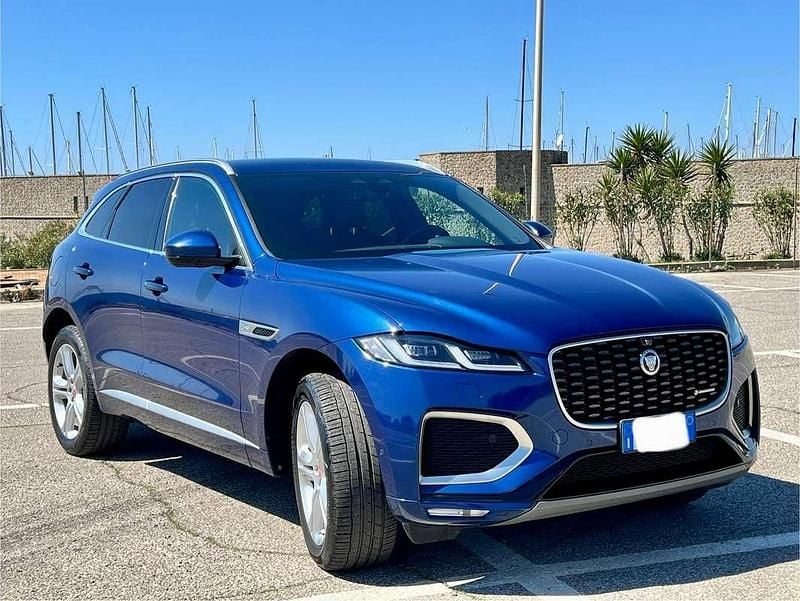 Usata Jaguar F-Pace R-Dynamic 204 CV (150 kW) 2021 Blu/azzurro SUV