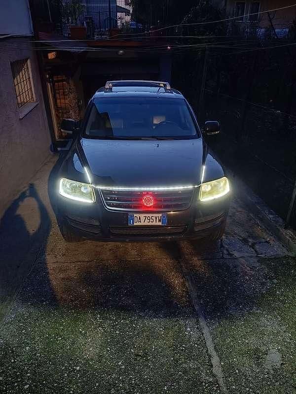 Usata VW Touareg 224 CV (164 kW) 2005 Nero SUV