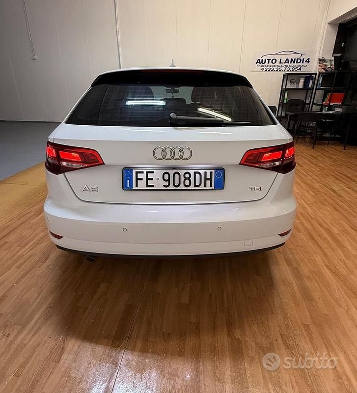 Usata Audi A3 Business 110 CV (80 kW) 2016 Bianco Berlina