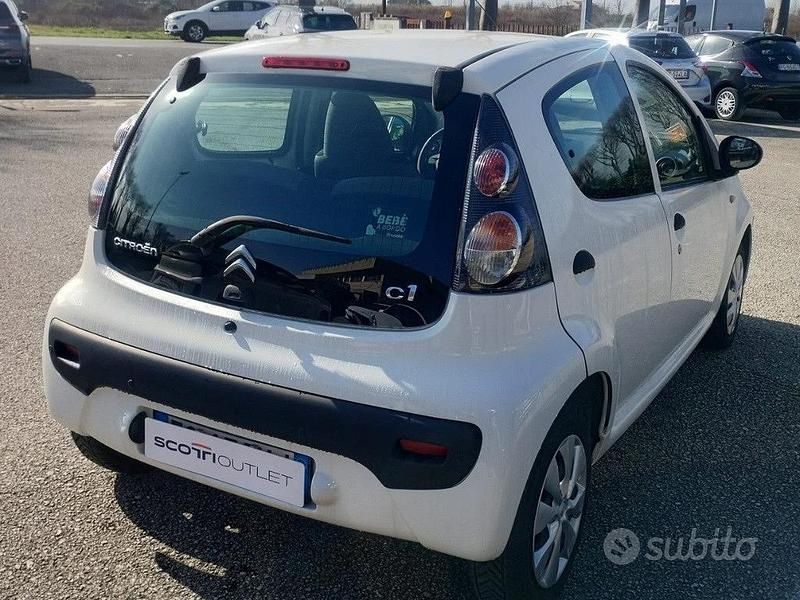 Usata Citroën C1 Seduction 68 CV (50 kW) 2013 Bianco Utilitaria