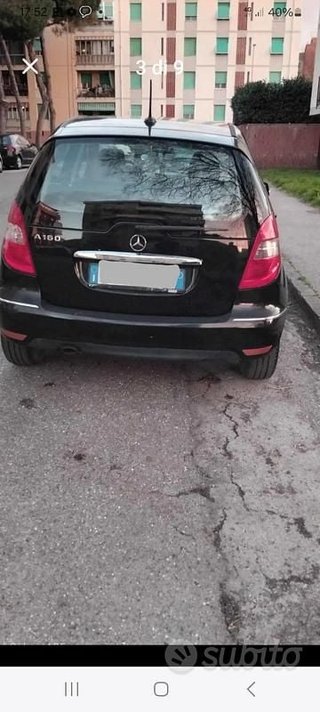 Usata Mercedes A200 102 CV (75 kW) 2009 Nero Monovolume