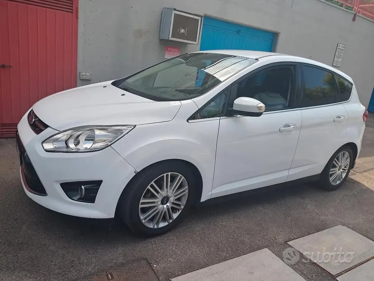 Usata Ford C-MAX 105 CV (77 kW) 2014 Bianco Monovolume