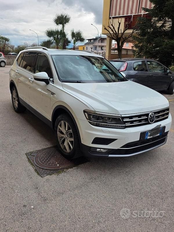 Usata VW Tiguan Allspace 150 CV (110 kW) 2019 Bianco SUV
