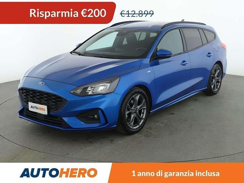 Blu Usata 2019 Ford Focus ST-Line Station wagon | 12.699 € (Buon prezzo) - Immagine 1/4
