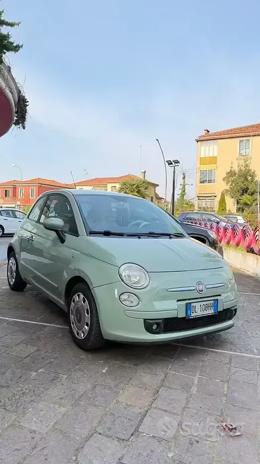 Usata Fiat 500 Pop 69 CV (50 kW) 2008 Verde Berlina