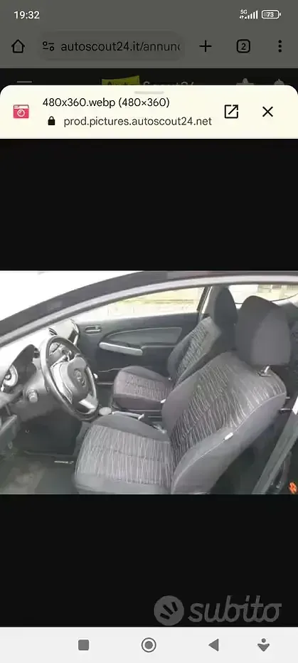Usata Mazda 2 75 CV (55 kW) 2009 Nero Utilitaria
