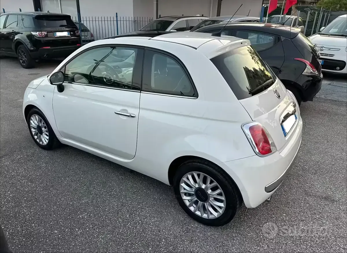Usata Fiat 500 Lounge 69 CV (50 kW) 2015 Bianco Utilitaria