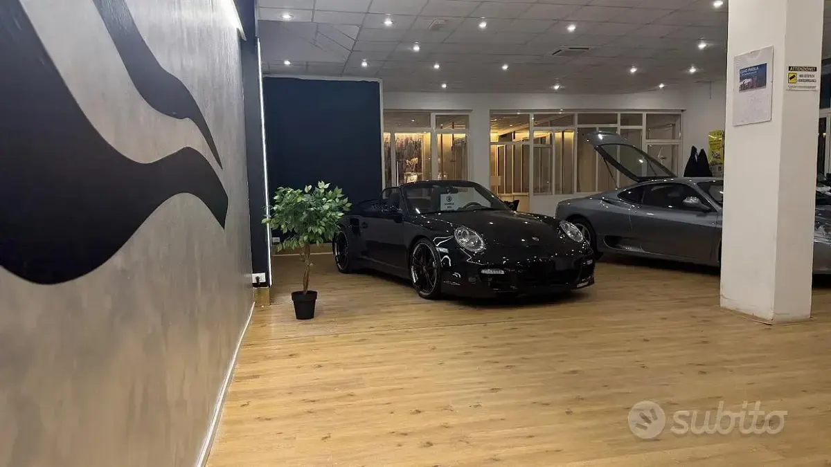 Usata Porsche 911 Turbo Cabriolet 480 CV (353 kW) 2008 Nero Cabrio