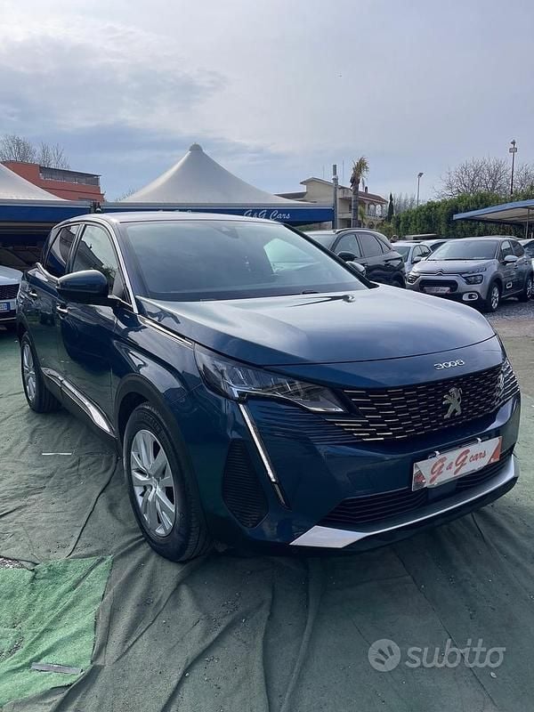 Usata Peugeot 3008 S 131 CV (96 kW) 2021 Blu SUV