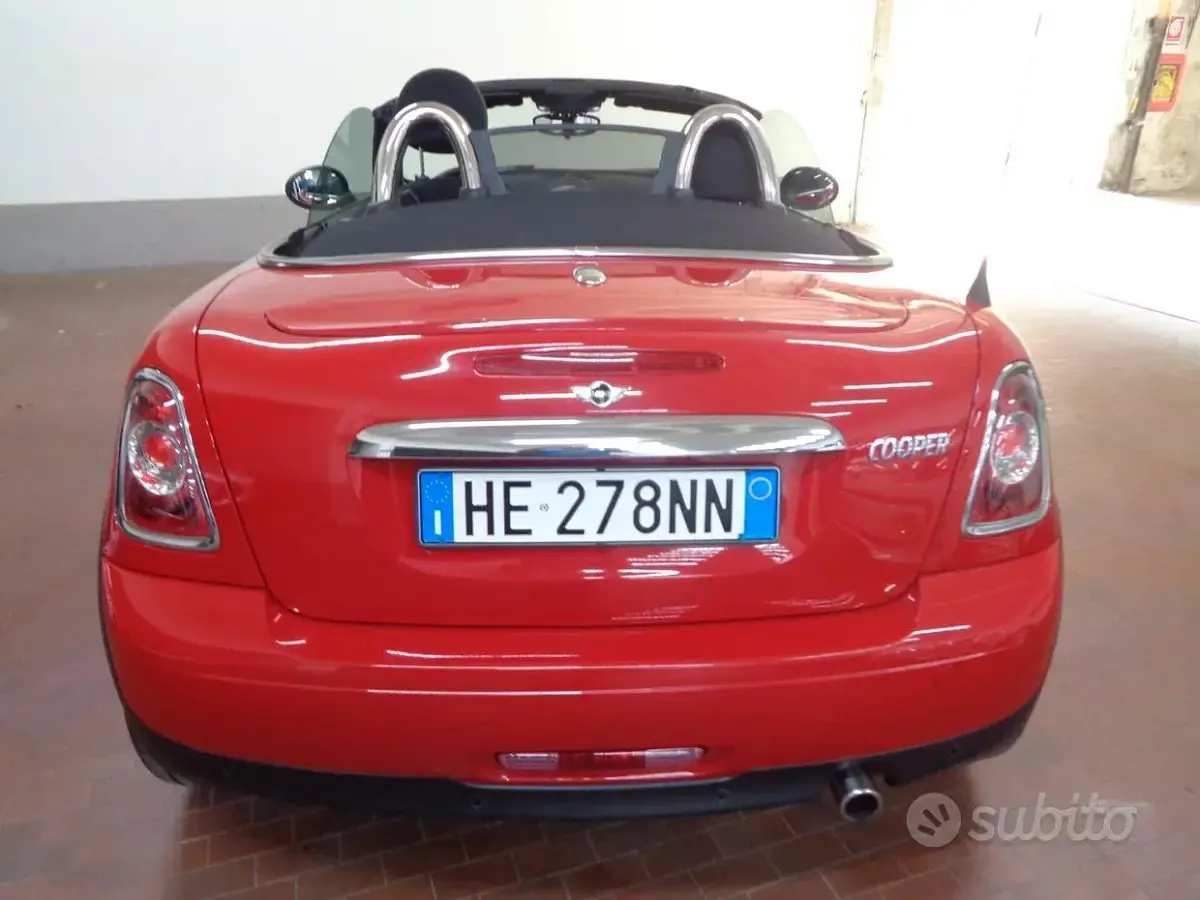 Usata Mini Cooper Roadster 122 CV (89 kW) 2014 Rosso Cabrio
