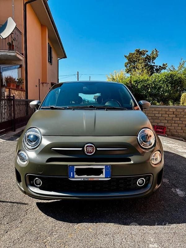 Usata Fiat 500 69 CV (50 kW) 2017 Verde Berlina