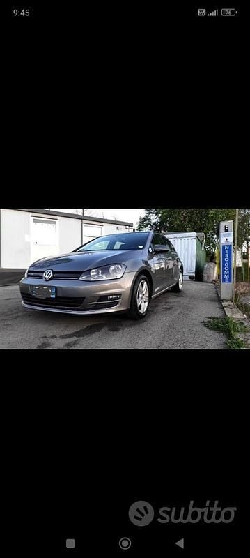 Usata VW Golf VII 110 CV (80 kW) 2016 Grigio Utilitaria