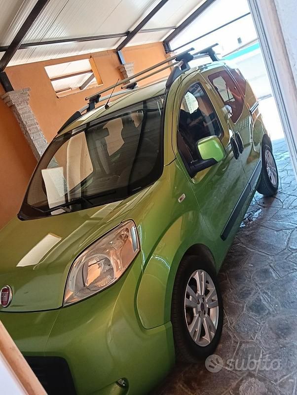 Usata Fiat Qubo Trekking 75 CV (55 kW) 2010 Verde Monovolume