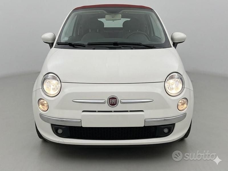 Usata Fiat 500 Lounge 2013 Bianco Cabrio