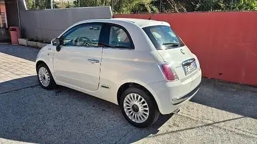 Usata Fiat 500 Lounge 75 CV (55 kW) 2009 Bianco Cabrio
