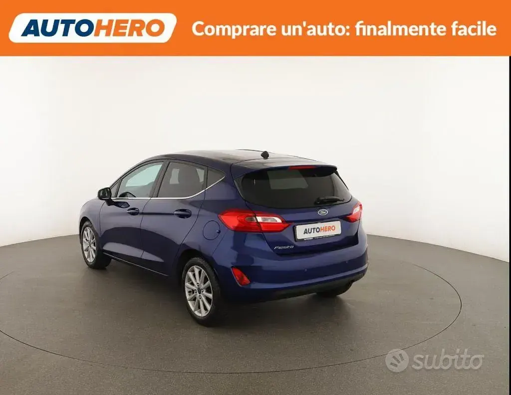 Usata Ford Fiesta Titanium 84 CV (61 kW) 2018 Bluazzurro Utilitaria