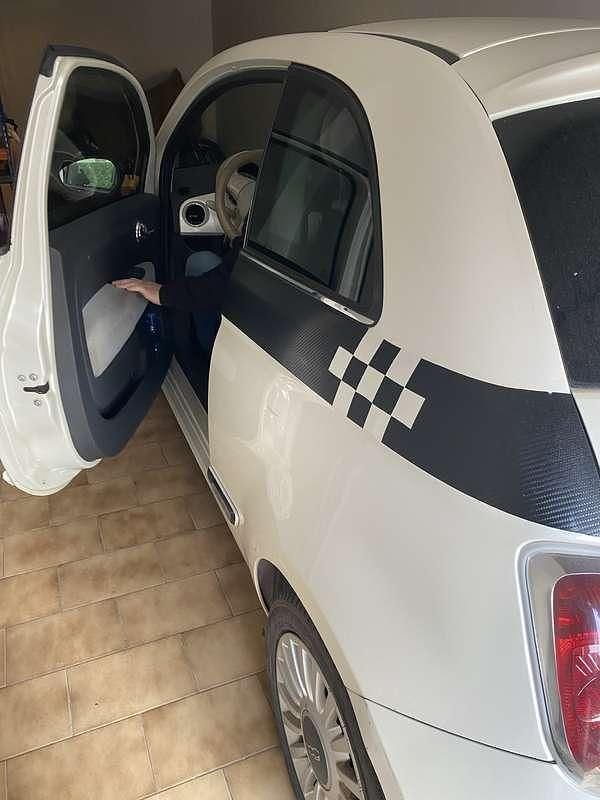 Usata Fiat 500 Lounge 69 CV (50 kW) 2008 Bianco Utilitaria