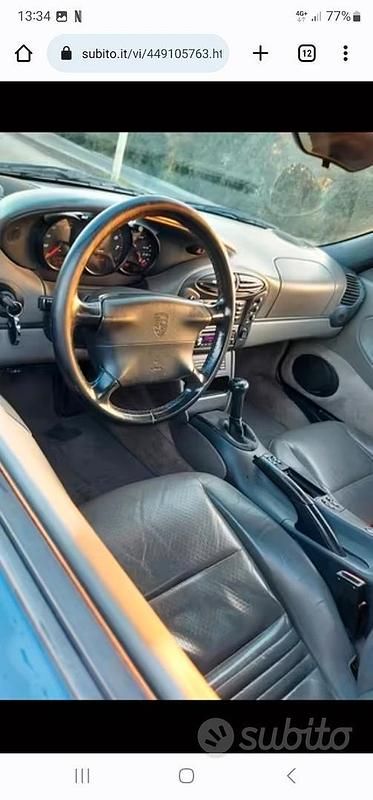 Usata Porsche Boxster 204 CV (150 kW) 1997 Blu Cabrio