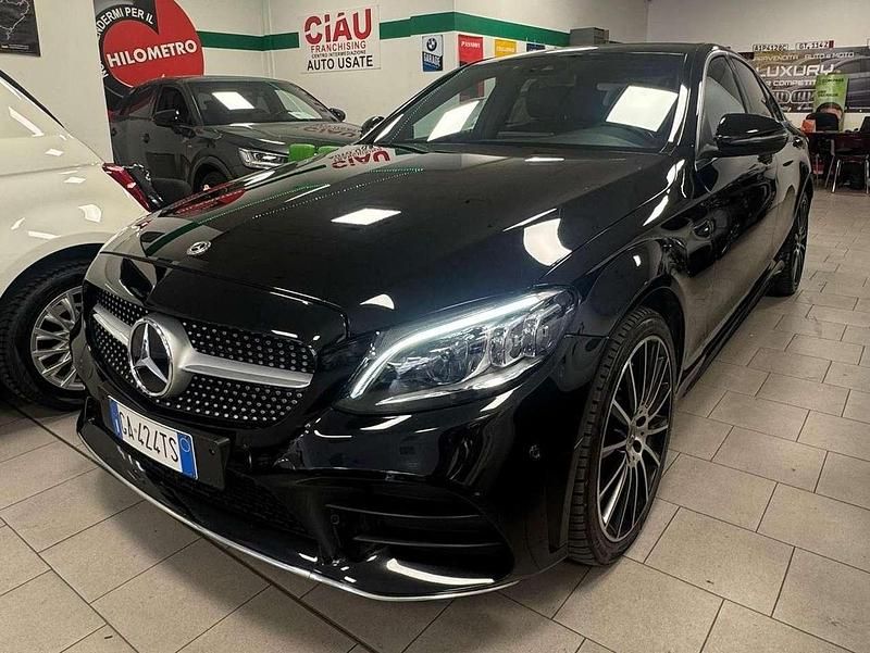 Usata Mercedes C300 Premium 245 CV (180 kW) 2020 Nero Berlina