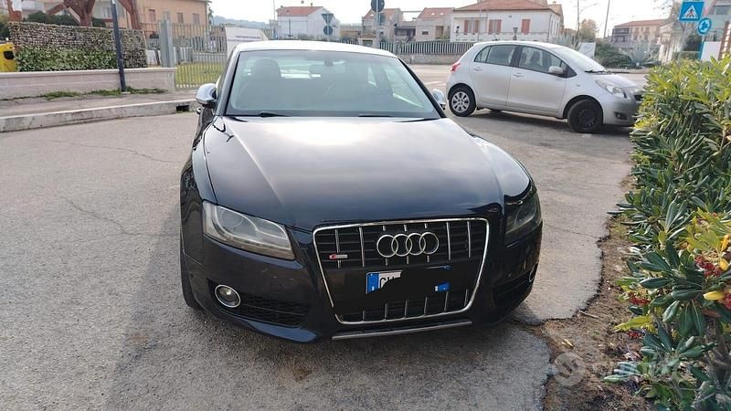 Usata Audi A5 S-Line 190 CV (139 kW) 2008 Blu Coupé