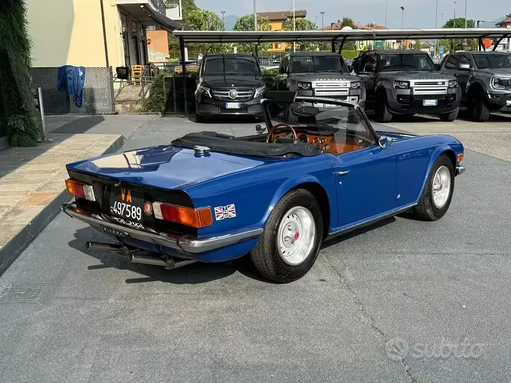Usata Triumph TR6 150 CV (110 kW) 1970 Blu Cabrio