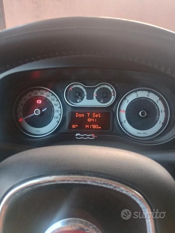 Usata Fiat 500L 85 CV (62 kW) 2015 Grigio Monovolume