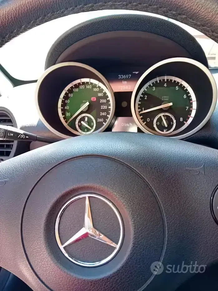 Usata Mercedes SLK200 184 CV (135 kW) 2013 Nero Cabrio
