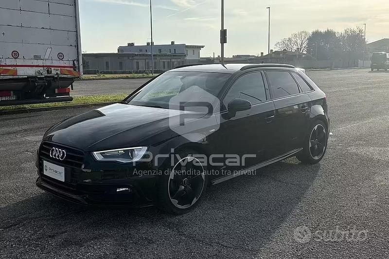 Usata Audi A3 Ambiente 150 CV (110 kW) 2016 Nero Utilitaria