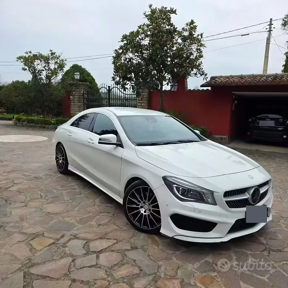 Usata Mercedes CLA220 177 CV (130 kW) 2016 Bianco Berlina