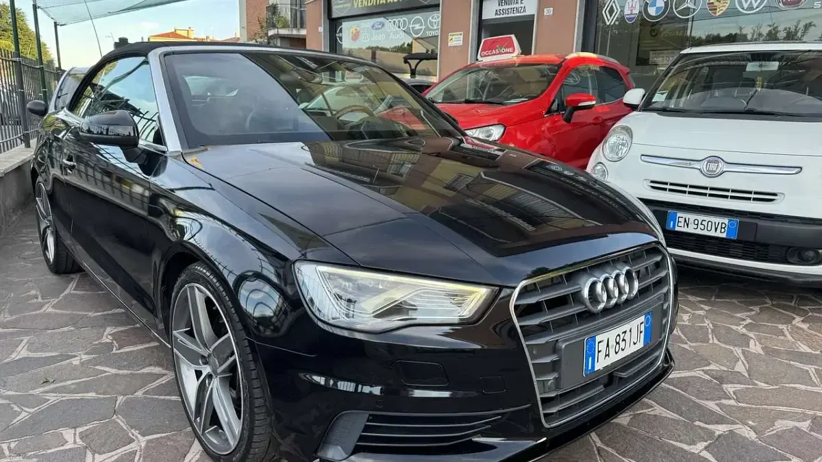 Usata Audi A3 Cabriolet Ambiente 179 CV (131 kW) 2015 Nero Cabrio