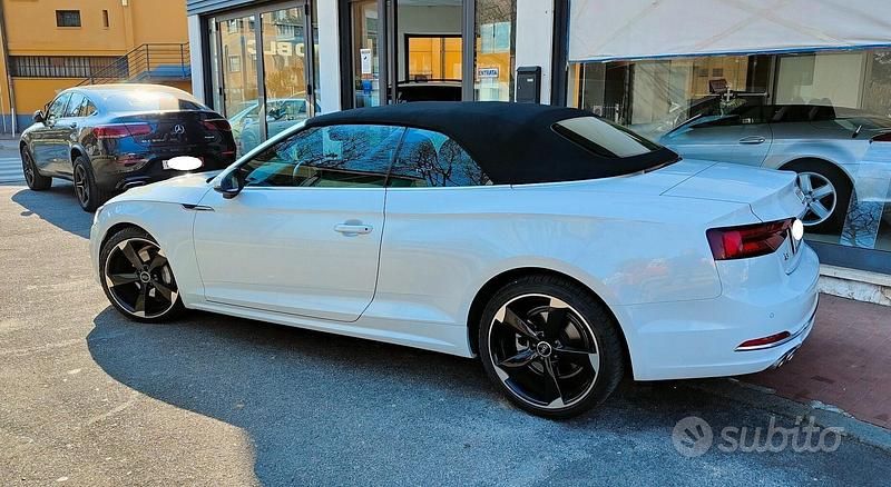 Usata Audi A5 Cabriolet Business 190 CV (139 kW) 2019 Bianco Cabrio