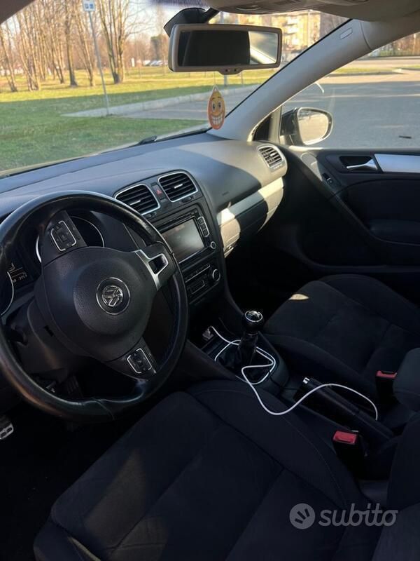Usata VW Golf VI 160 CV (117 kW) 2010 Nero Utilitaria