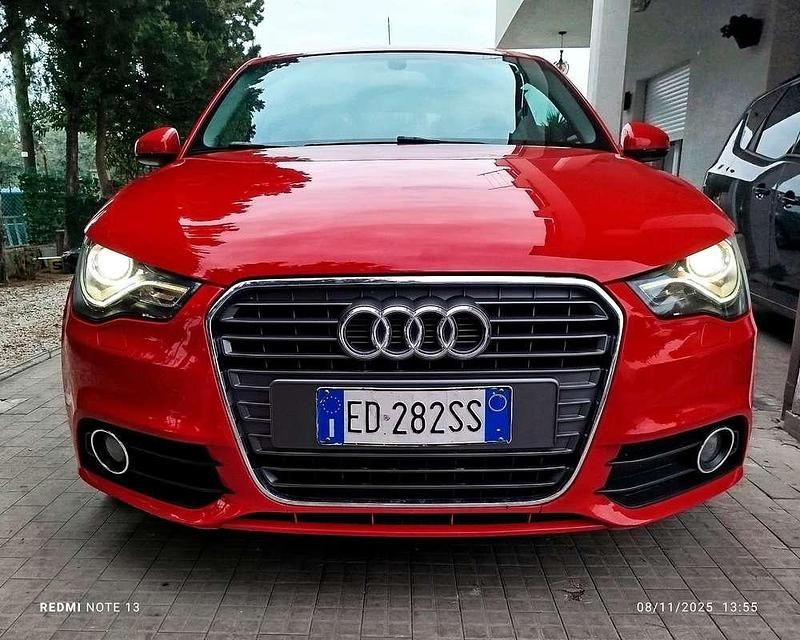 Usata Audi A1 Ambiente 122 CV (89 kW) 2010 Rosso Berlina