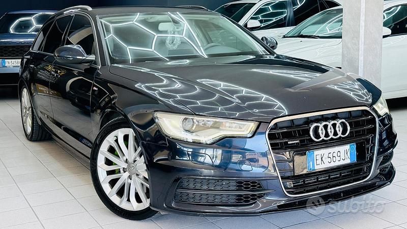 Usata Audi A6 Comfort 245 CV (180 kW) 2012 Blu Station wagon