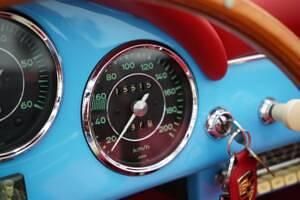 Usata Porsche 356 100 CV (73 kW) 1957 Blu Cabrio