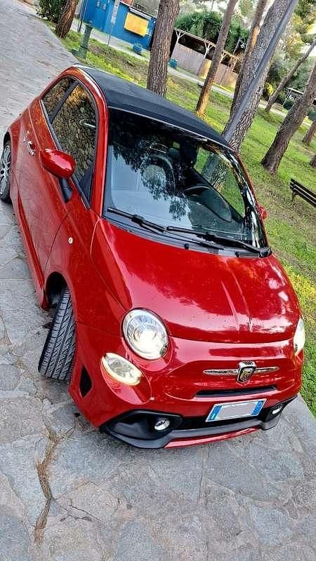 Usata Abarth 595C Competizione 160 CV (117 kW) 2014 Rosso Cabrio