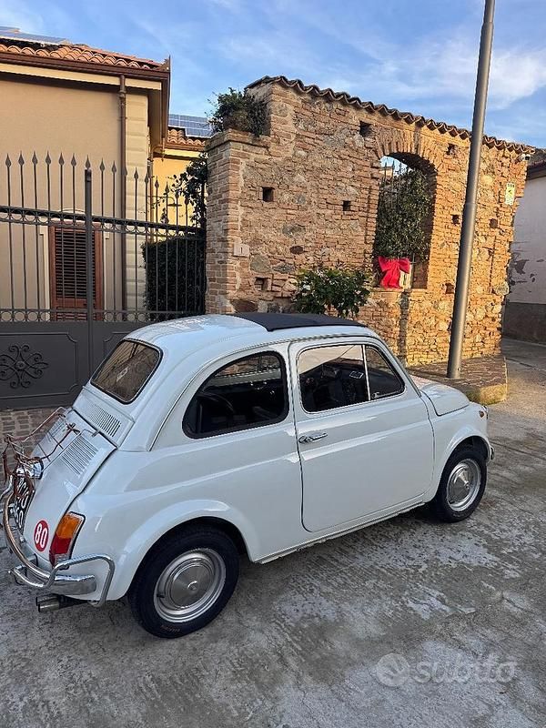 Usata Fiat Cinquecento 1970 Bianco Utilitaria
