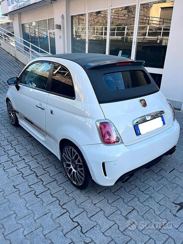 Usata Abarth 500C 140 CV (102 kW) 2010 Bianco Cabrio