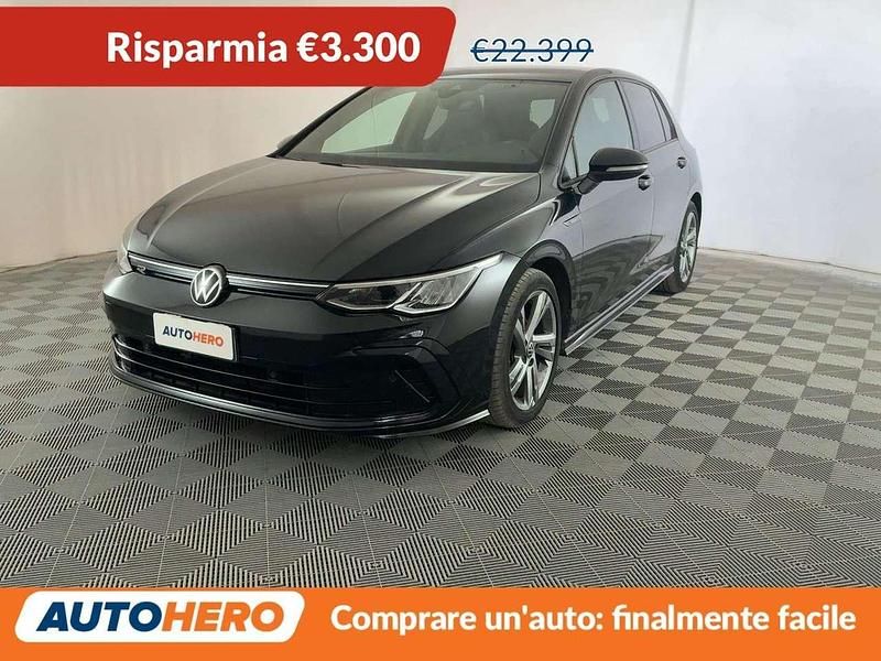 Usata VW Golf VIII R-line 131 CV (96 kW) 2022 Nero Berlina
