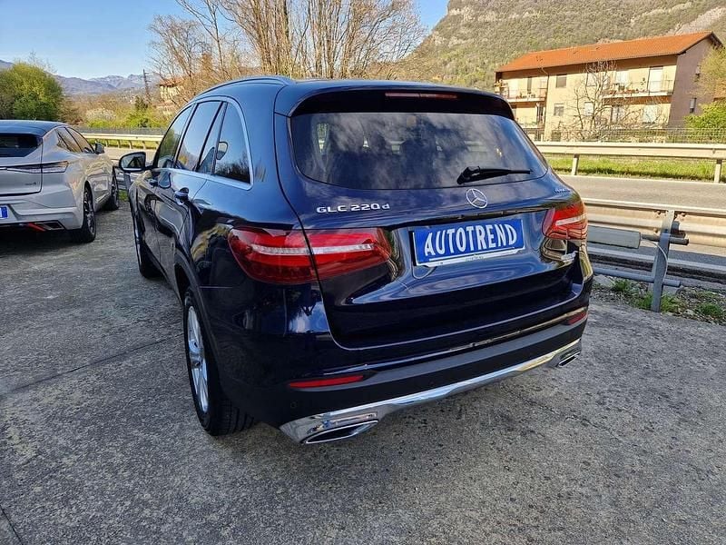 Usata Mercedes GLC220 Exclusive 170 CV (125 kW) 2017 Blu/azzurro SUV