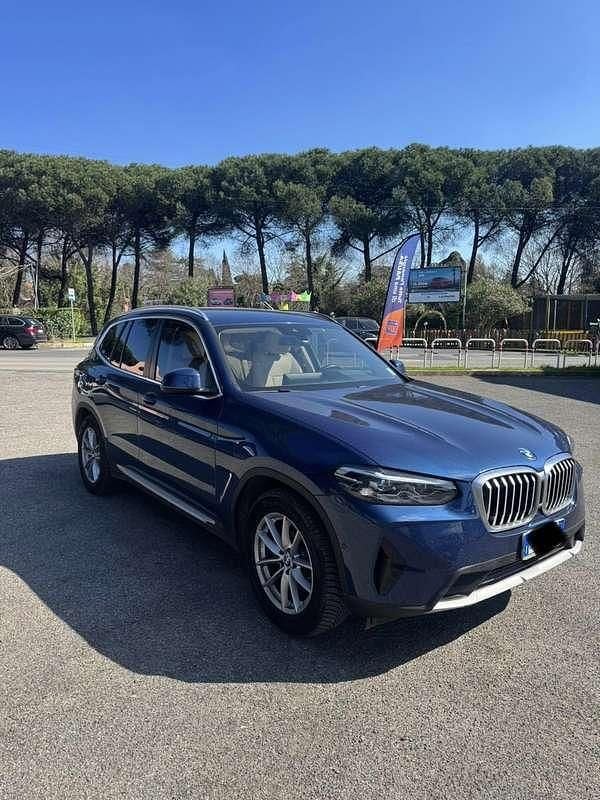 Usata BMW X3 Luxury Line 190 CV (139 kW) 2022 Blu/azzurro SUV